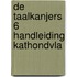 De Taalkanjers 6 Handleiding KATHONDVLA