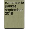 Romanserie pakket september 2018 door Margreet Maljers