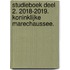 Studieboek deel 2. 2018-2019. Koninklijke Marechaussee.