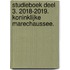 Studieboek deel 3. 2018-2019. Koninklijke Marechaussee.