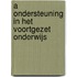 a ondersteuning in het voortgezet onderwijs