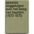Spaanse ooggetuigen over het beleg van Haarlem (1572-1573)