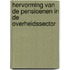 Hervorming van de pensioenen in de overheidssector