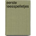 Eerste leesspelletjes