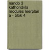 Nando 3 KathOndVla modules leerplan A - BLOK 4 by Unknown