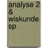 Analyse 2 & Wiskunde SP