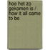 Hoe het zo gekomen is / How it all came to be