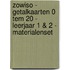 zowiso - getalkaarten 0 tem 20 - leerjaar 1 & 2 - materialenset