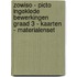 zowiso - picto ingeklede bewerkingen graad 3 - kaarten - materialenset