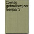 zowiso gebruikswijzer leerjaar 3