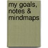 My goals, notes & mindmaps
