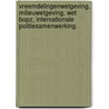 Vreemdelingenwetgeving, milieuwetgeving, Wet Bopz, internationale politiesamenwerking. door René Hulsen