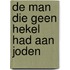 De man die geen hekel had aan joden