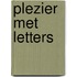Plezier met letters