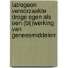 Iatrogeen veroorzaakte droge ogen als een (bij)werking van geneesmiddelen door Riny Luiten