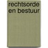 Rechtsorde en bestuur