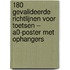 180 gevalideerde richtlijnen voor toetsen – A0-poster met ophangers