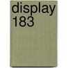 Display 183 door Willy Linthout