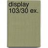 Display 103/30 ex. door Hec Leemans