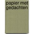 Papier met gedachten
