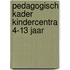 Pedagogisch kader kindercentra 4-13 jaar