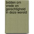 Bidden om vrede en gerechtigheid in deze wereld