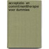 Acceptatie- en commitmenttherapie voor Dummies