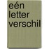 Eén letter verschil