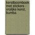 Kerstboomboek met stickers - Vrolijke Kerst, Bumba