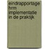 Eindrapportage HRM implementatie in de praktijk