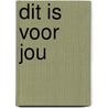 Dit is voor jou by Co Conelis
