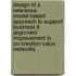 Design of a reference model-based approach to support business IT alignment improvement in co-creation value networks