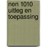 NEN 1010 Uitleg en toepassing