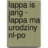 Lappa is jarig - Lappa ma urodziny NL-PO