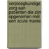 Verpleegkundige zorg aan patiënten die zijn opgenomen met een acute manie