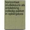 HorizonTaal. Studiekeuze als ontdekking - Volledig pakket in opbergdoos door Magda Vanmontfort
