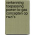 Verkenning toepassing Power-to-Gas concepten op RWZI's