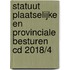 Statuut plaatselijke en provinciale besturen cd 2018/4