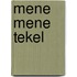 Mene mene tekel