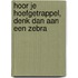 Hoor je hoefgetrappel, denk dan aan een zebra