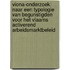 Viona-onderzoek: naar een typologie van begunstigden voor het Vlaams activerend arbeidsmarktbeleid