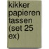 Kikker papieren tassen (set 25 ex)