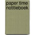 Paper Time notitieboek