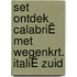 SET ONTDEK CALABRIË MET WEGENKRT. ITALIË ZUID