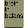 Brein in balans by P. Carter
