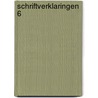Schriftverklaringen 6 by H.F. Kohlbrugge