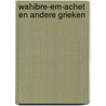 Wahibre-em-achet en andere Grieken by Jona Lendering