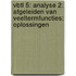 VBTL 5: analyse 2: afgeleiden van veeltermfuncties: oplossingen
