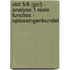 VBTL 5/6 (GO!) - analyse 1 reele functies - oplossingenbundel