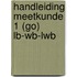 Handleiding meetkunde 1 (GO) lb-wb-lwb